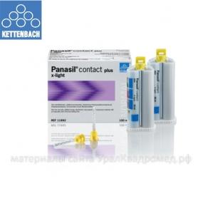 Kettenbach PANASIL CONTACT PLUS X-LIGHT, 2 x 50 мл + 6 шт. смешивающих миксеров/Ref: 11892