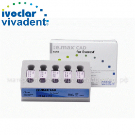 IPS e.max CAD for Everest MO 1 C14/5 pcs/Ref: 596814