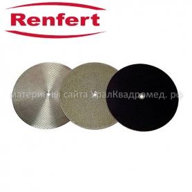 Renfert Klettfix для MT2, 5 шт. (3 x K80, 2 x K120) + несущий диск /Ref:18011000