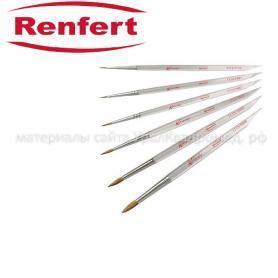 Renfert KOLINSKY Набор из 6 кисточек разных размеров (1, 2, 4, 6, 8, 1/0) (6 шт) /Ref:17131000