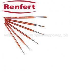 Renfert Basic line Набор из 6 кисточек разного размера (1, 2, 4, 6, 8, 1/0) /Ref:17170000