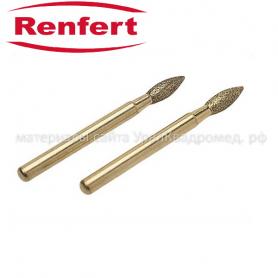 Renfert Сменные тонкие алмазные наконечники, 2 шт. /Ref:11090100