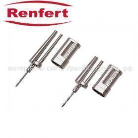 Renfert BI-PIN, длинный со втулкой и штекерным штифтом, 100 шт /Ref:3431000