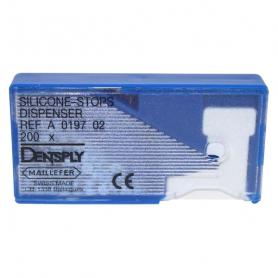 Dentsply Sirona Silicone-stop Dispenser Blue (диспенсер + 200 шт) /Ref:A019700000200