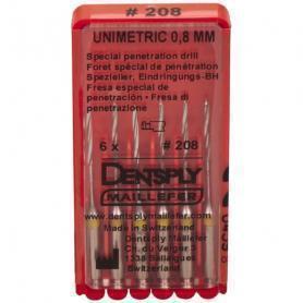 Dentsply Sirona Unimetric Penetration Drill 208 (6 шт) /Ref:C021220020800