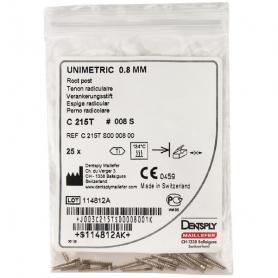 Dentsply Sirona Unimetric Titan Root-post 008S (25 шт) /Ref:C215TS0000800