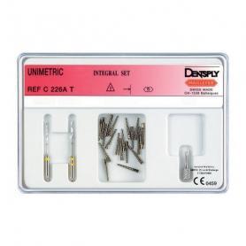 Dentsply Sirona Unimetric Titan single set 208L (дрили калибровочный и пенетрационный, 20 штифтов) /Ref:C226ATL020800